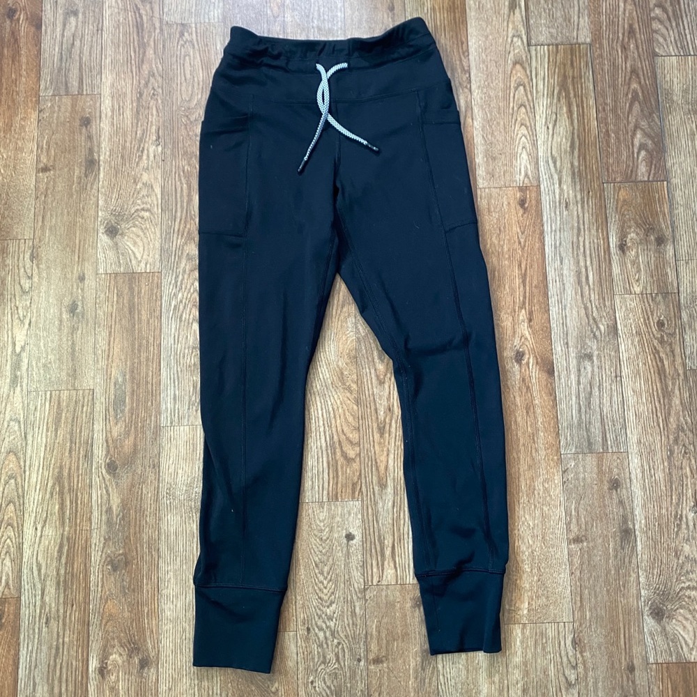 Yogalicious Lux Prestige 7/8 Jogger Women XS Black Leggings Pants Stretch